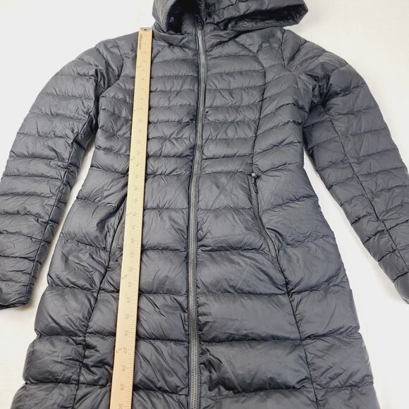 Lululemon Women's Black Brave The Cold Hooded Insulated Parka Jacket Size 6 - Picture 4 of 7